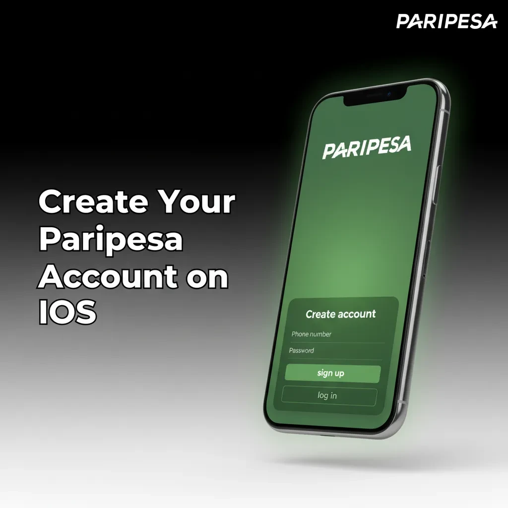 iOS screen shows Paripesa sign-up steps: tap Register, enter details, set Zambia/ZMW, accept terms, verify SMS/email