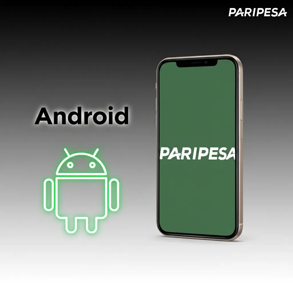 Android app promo: runs on Android 6.0+, minimal storage, push alerts and fast market updates, quick APK install steps.