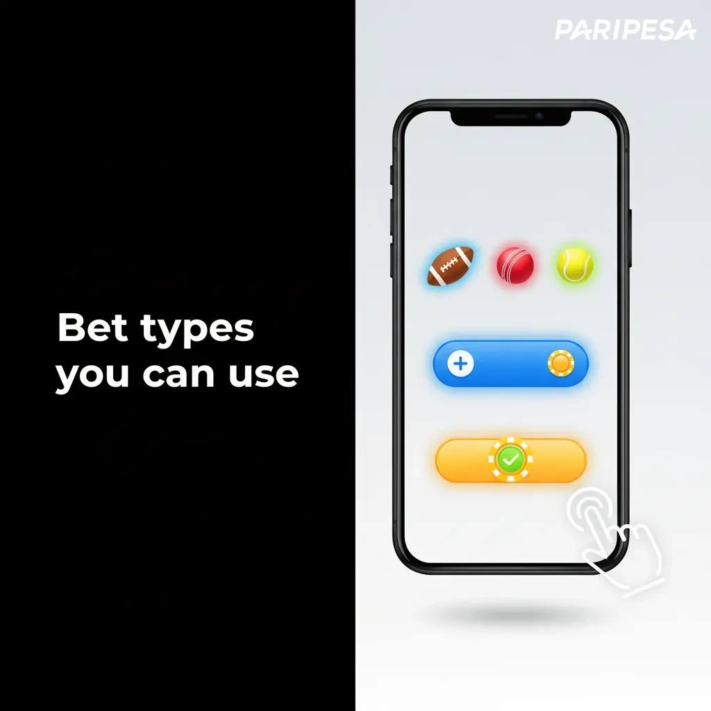 Infographic on bet types: Single (one selection), Express (multi-leg, all must win), System (combos allow some losses).
