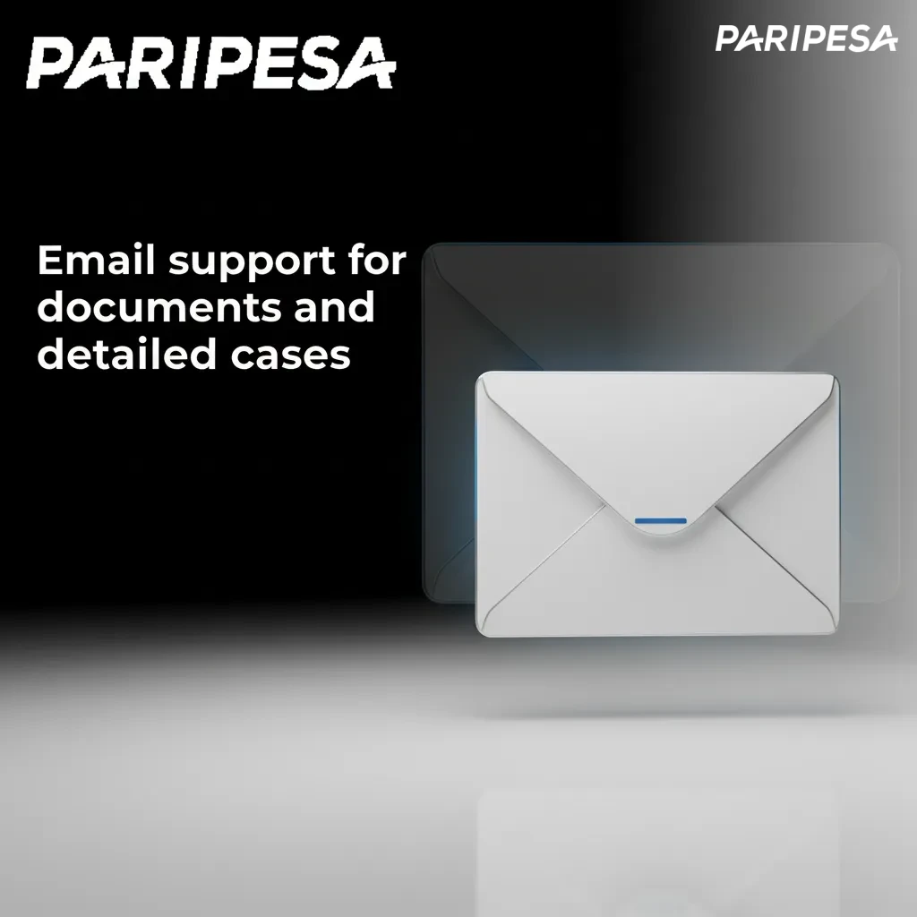 Email support for KYC, payments, and disputes: use Help Centre or support email; attach NRC/bank slips; reply in 2–12 hours.