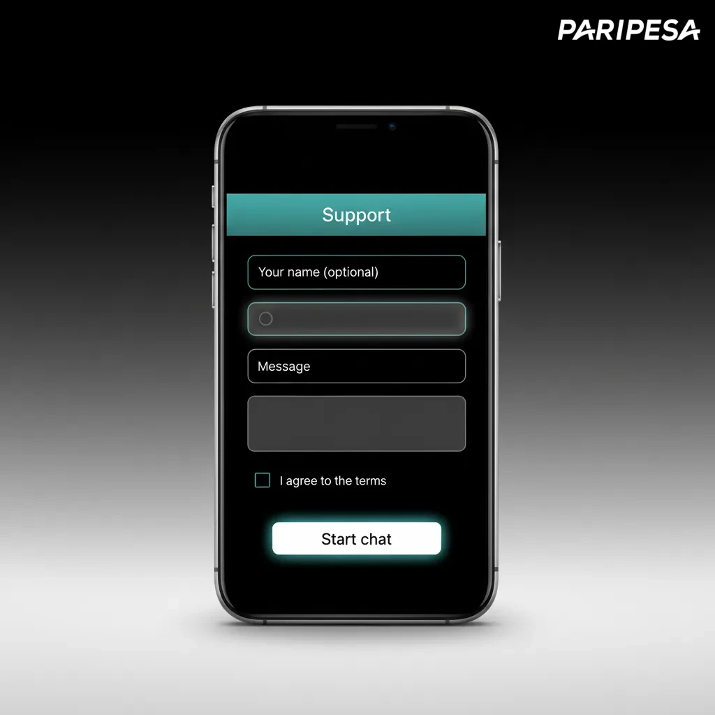 24/7 mobile support: in-app live chat, email tickets, Help Centre guides and FAQs. Have your account ID ready.