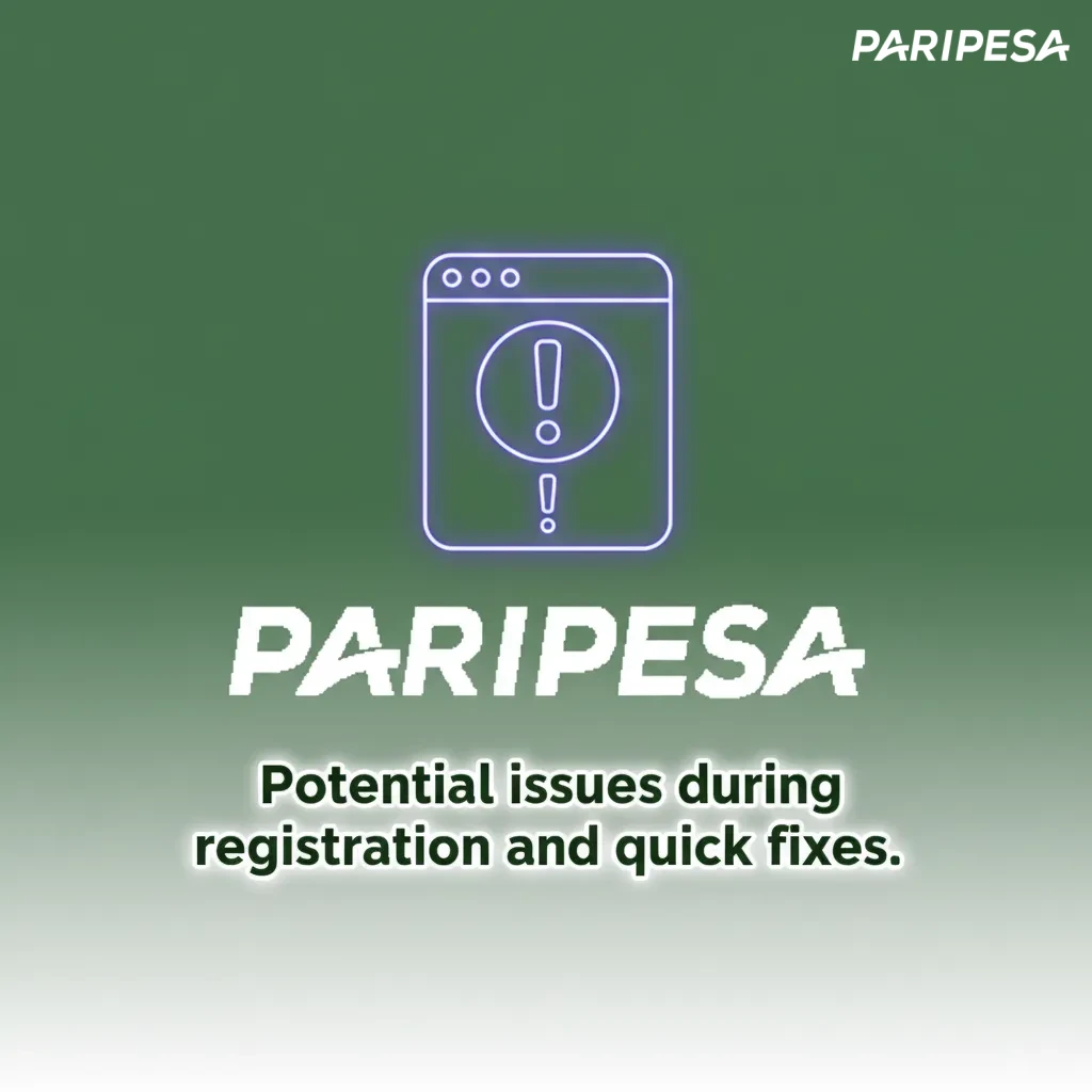 Checklist of sign-up issues and fixes: missing SMS/email codes, existing account, rejected ID, and name mismatch.