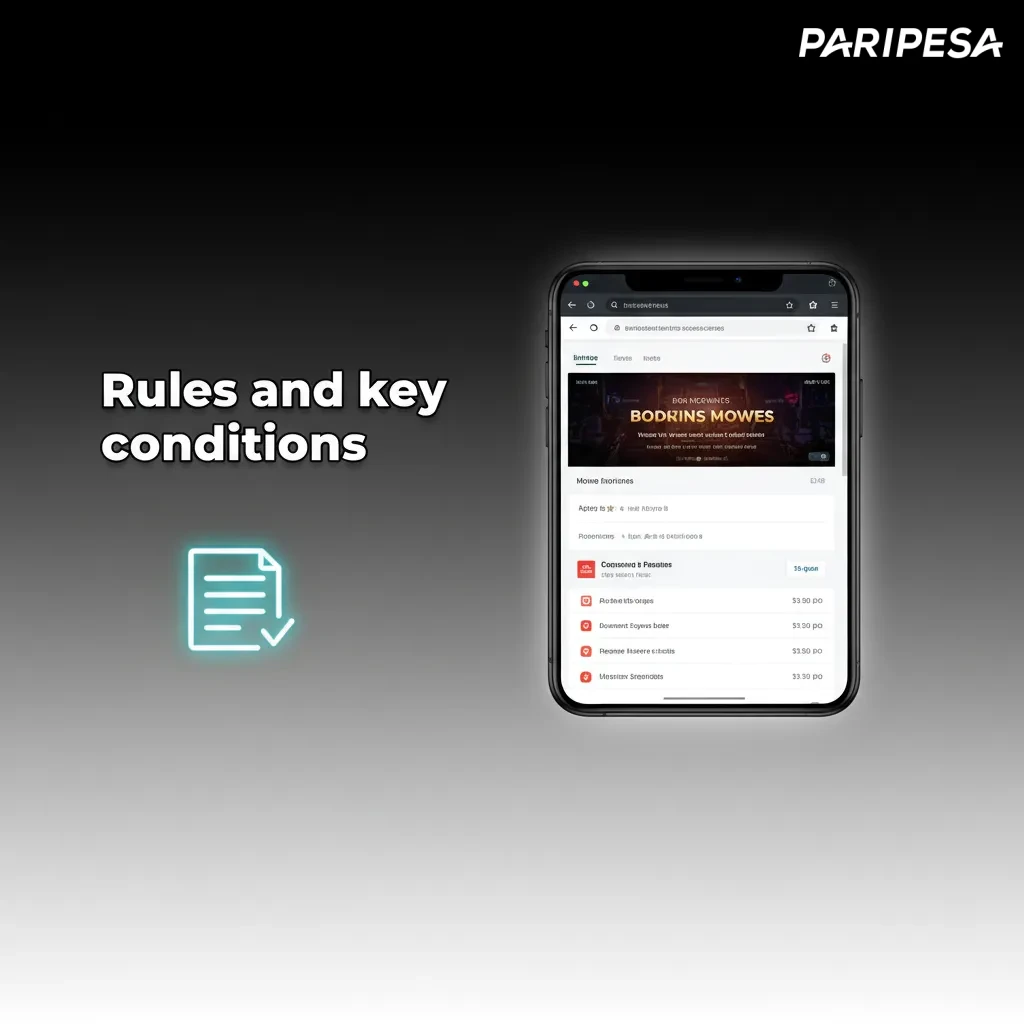 Rules and key conditions: 18+, one verified account, bonus wagering/expiry, anti-fraud, own payment method; read full Terms.