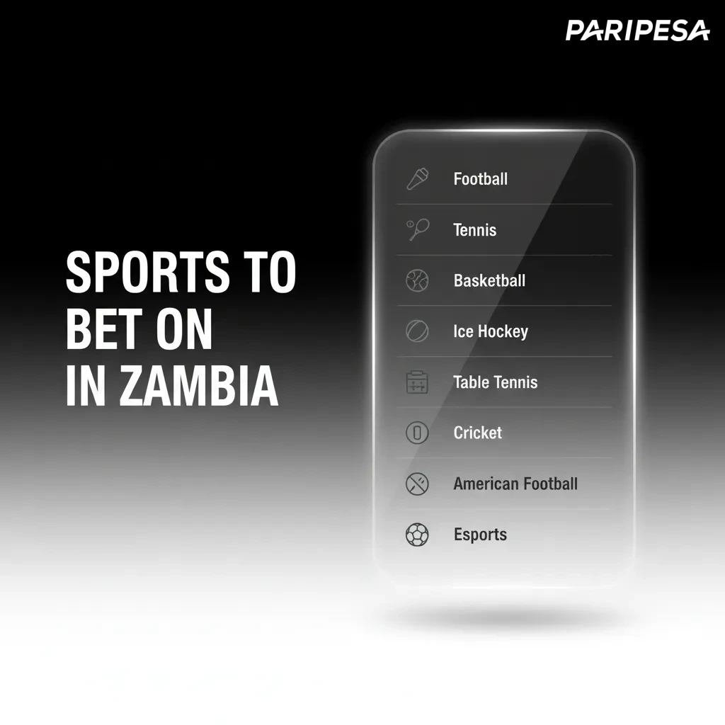 Sports betting in Zambia: football, basketball, rugby sevens, and cricket with pre-match and live odds.