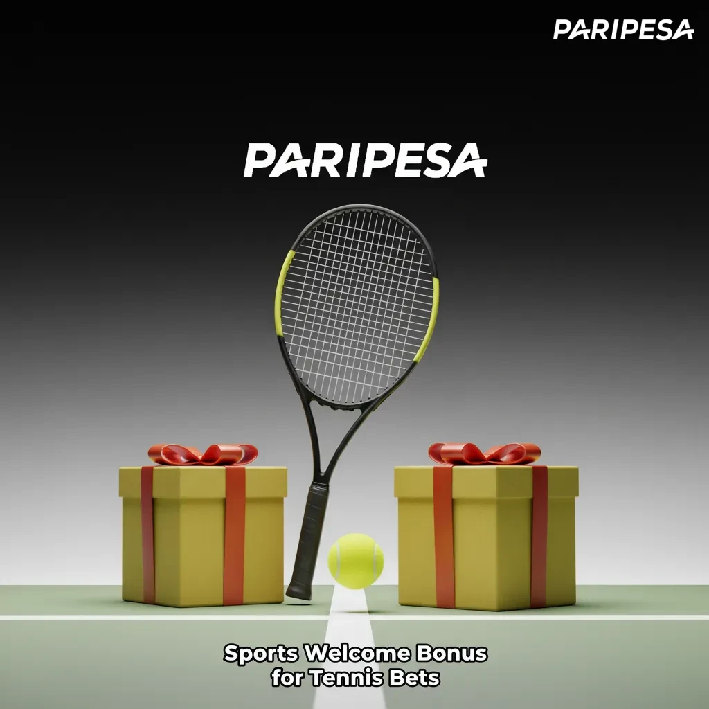 Paripesa 100% first deposit bonus in ZMW for tennis bets, pre-match or live. Opt in; min deposit, wagering, terms apply.