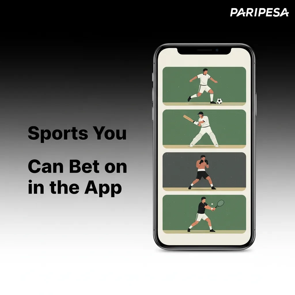 App betting screen with live and pre-match odds for Football, Basketball, Tennis, Cricket, Rugby Union, Boxing, MMA, eSports.