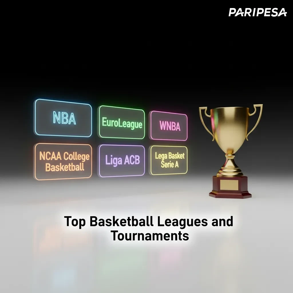 List of basketball leagues and tournaments: NBA, WNBA, EuroLeague, EuroCup, NCAA, BAL, FIBA events