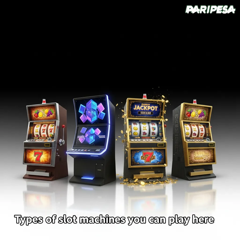 Types of slot machines available: Classic 3-reel, 5-reel video, Megaways, Hold & Win, jackpots, cluster pays.