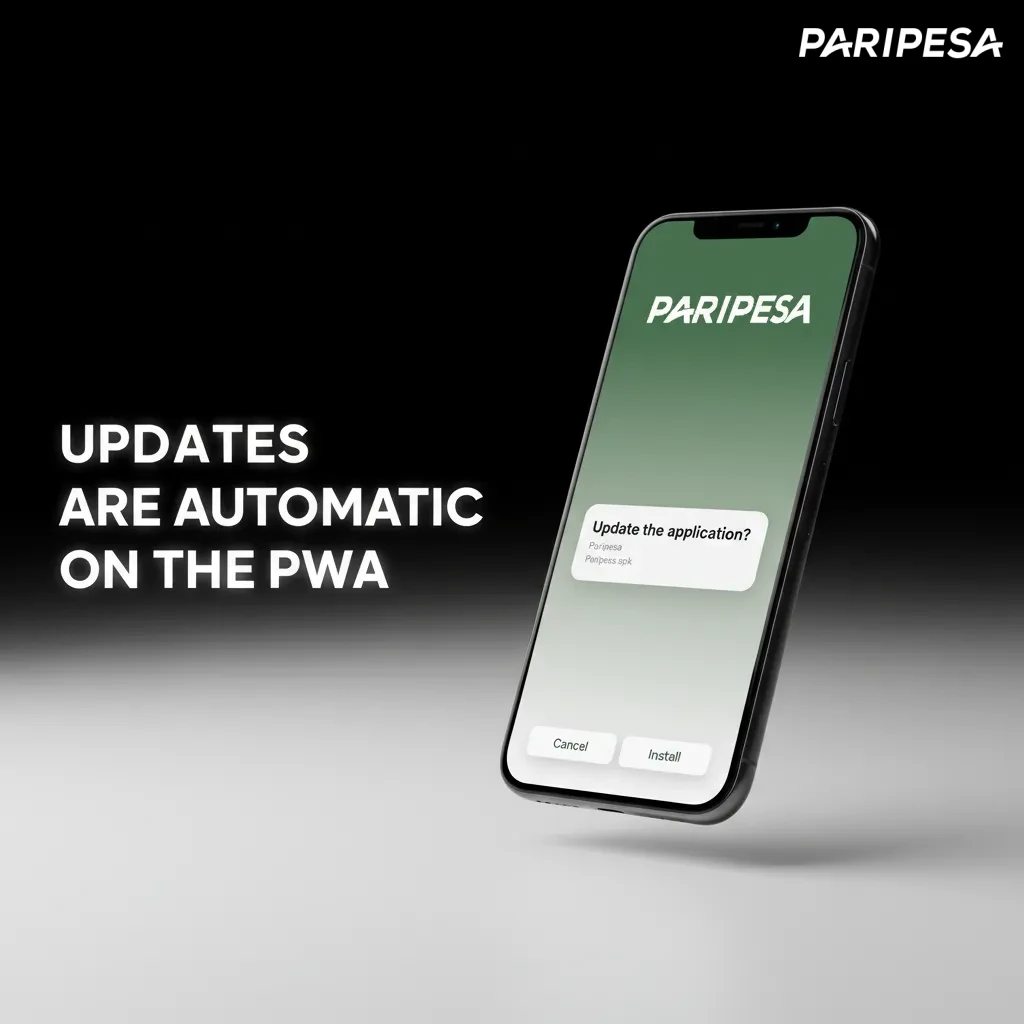 Paripesa PWA auto-updates: latest odds and tools load in the background, no downloads, saving data and time.