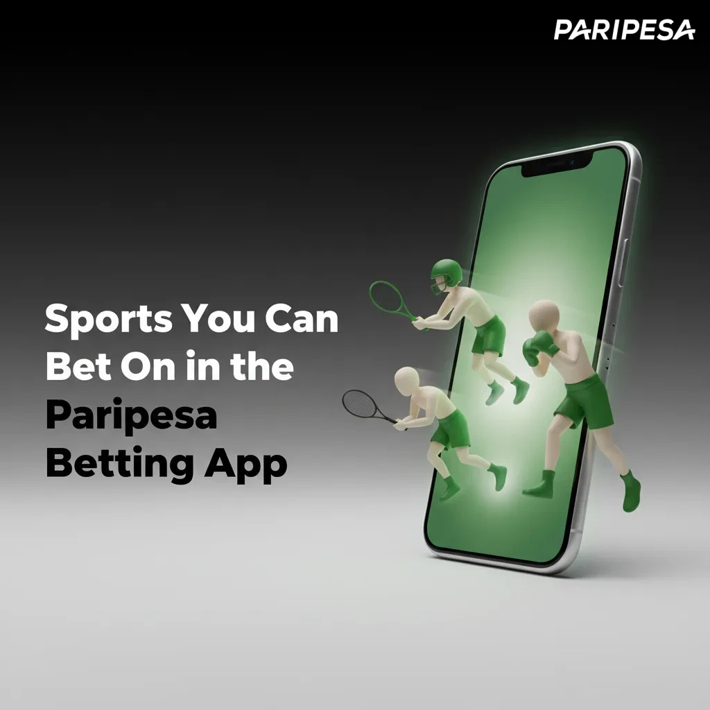 Paripesa app showing sports to bet on—football, basketball, tennis, rugby, cricket, eSports—with live odds, stats, streams.