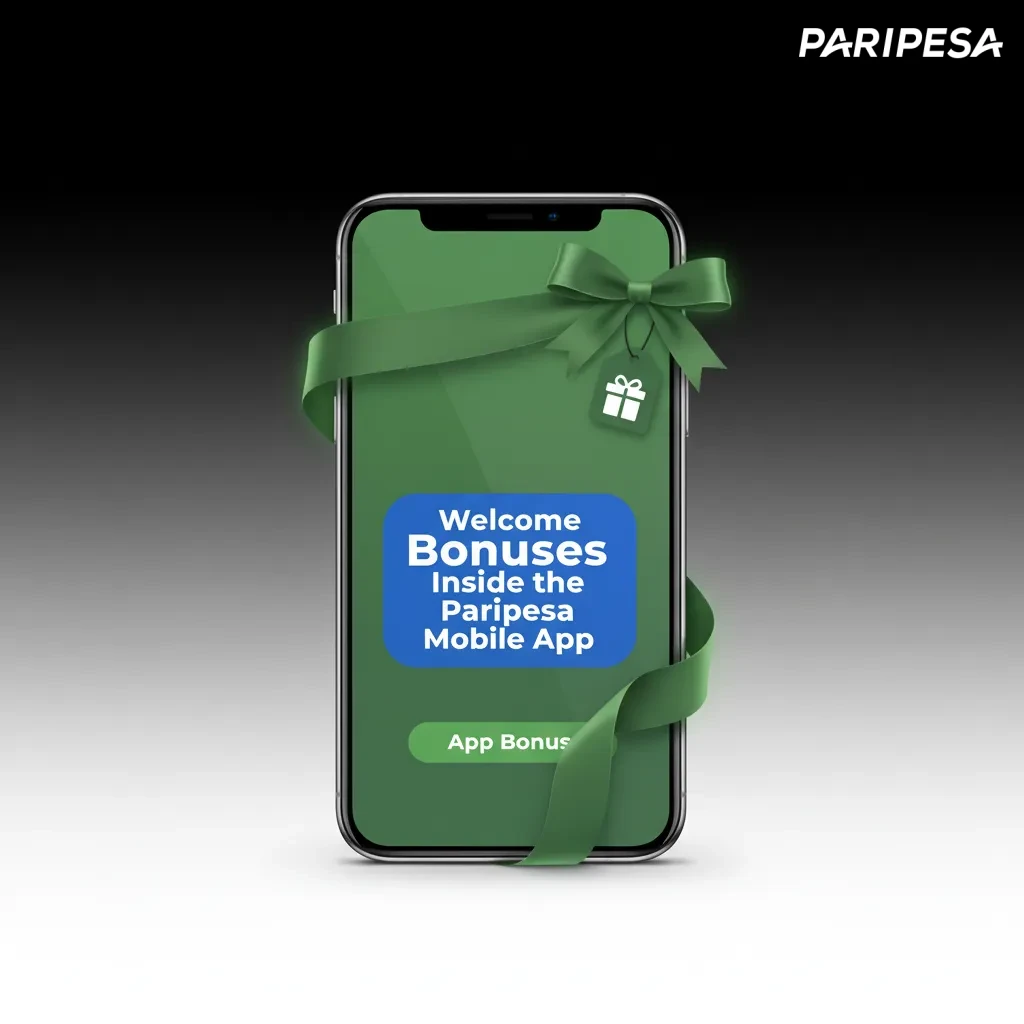 Paripesa mobile app welcome bonuses: Sports 100% up to ZMW 2,500; Casino 100% up to ZMW 5,000 + up to 150 free spins.